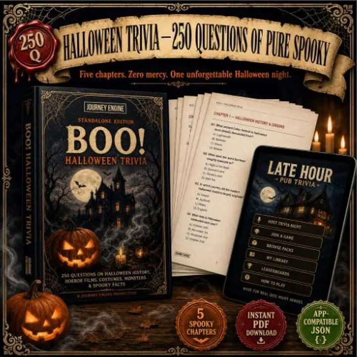 Halloween Trivia: 250 Questions