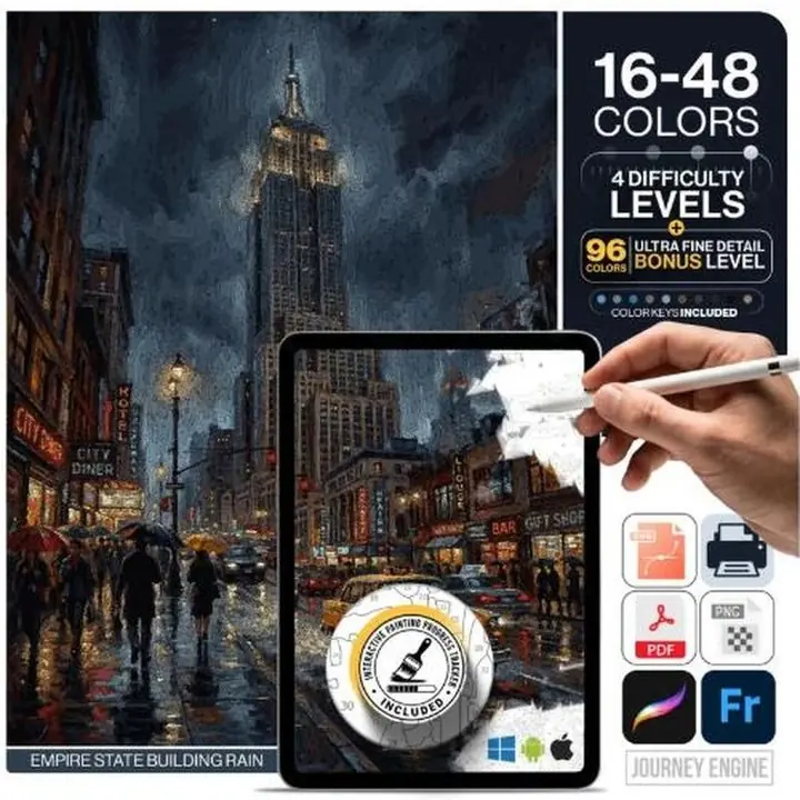 New York Paint by Numbers