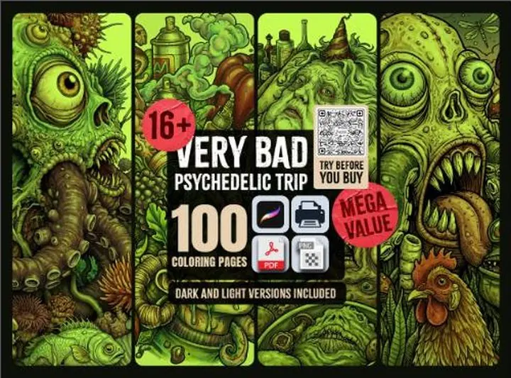 Very Bad Trip Coloring Book