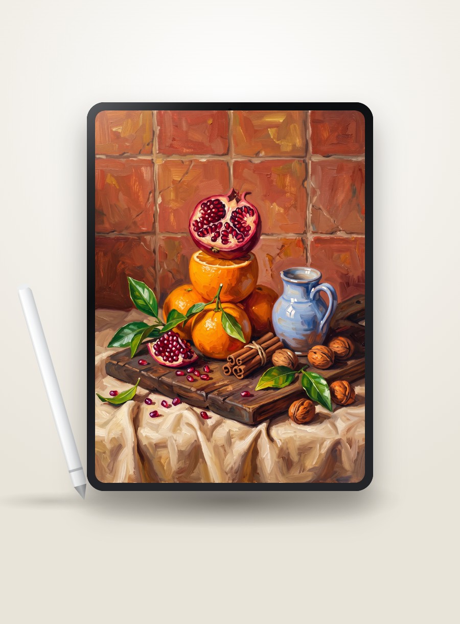 Elevated Still Life custom paint by numbers, made by request