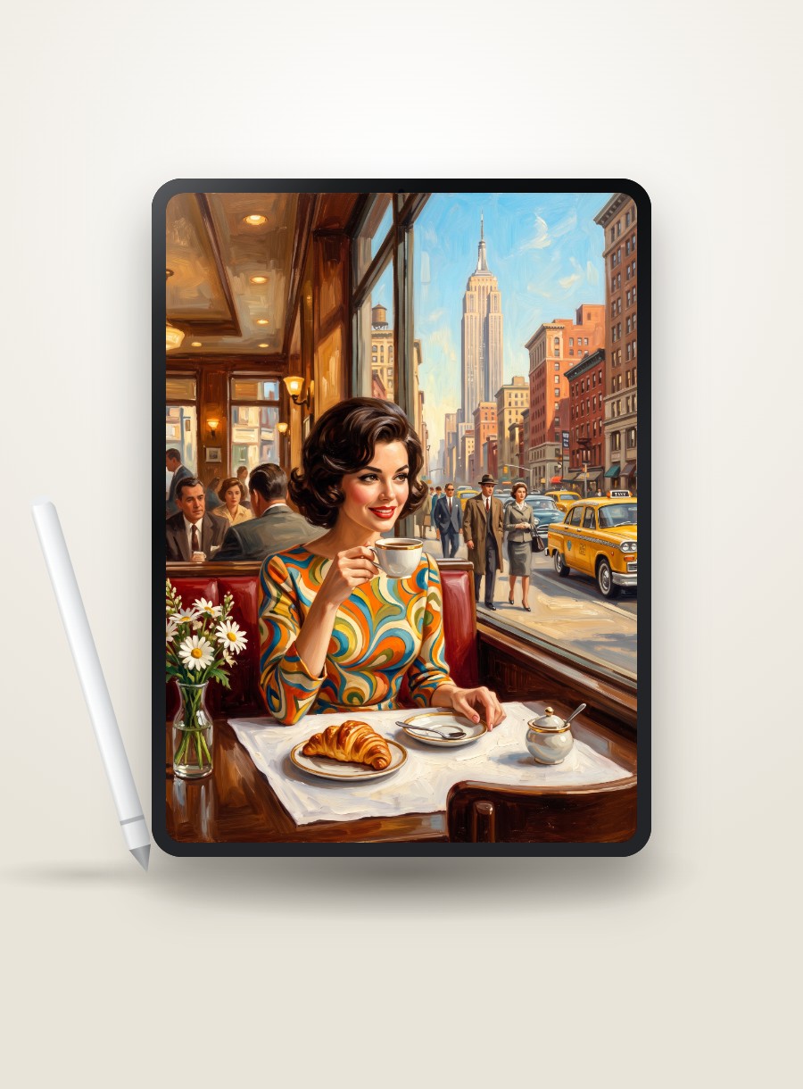 Manhattan Morning custom paint by numbers, made by request