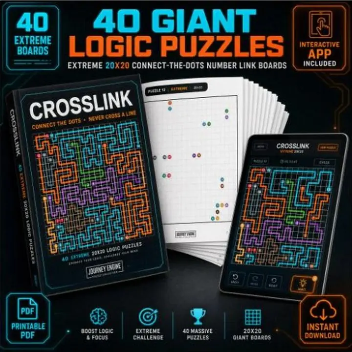 Crosslink: 40 Giant Logic Puzzles